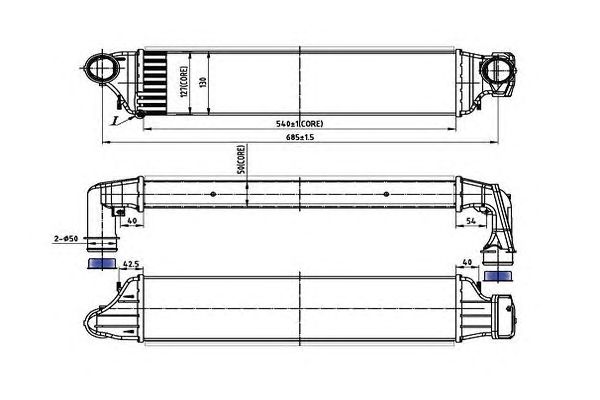 Intercooler, compresor