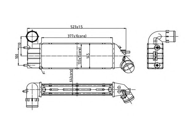 Intercooler, compresor