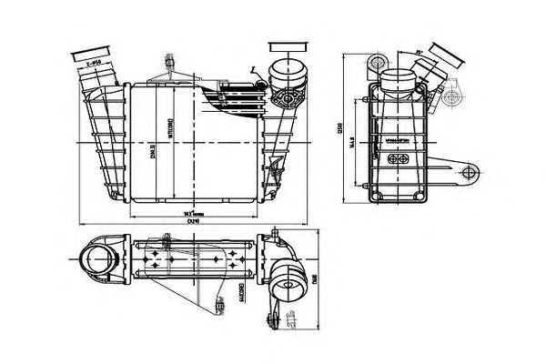 Intercooler, compresor