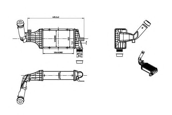 Intercooler, compresor