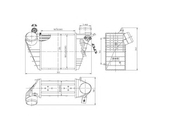 Intercooler, compresor