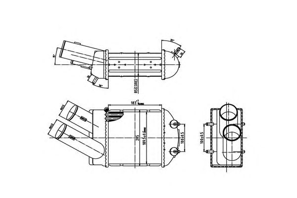 Intercooler, compresor