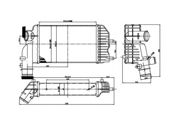 Intercooler, compresor