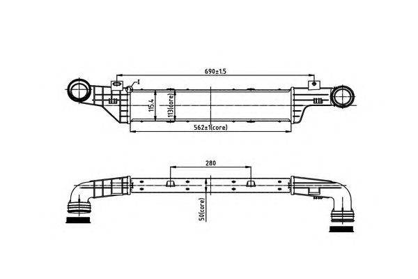 Intercooler, compresor