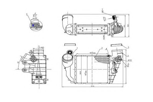 Intercooler, compresor