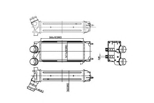 Intercooler, compresor