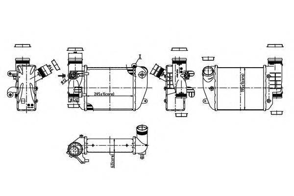 Intercooler, compresor