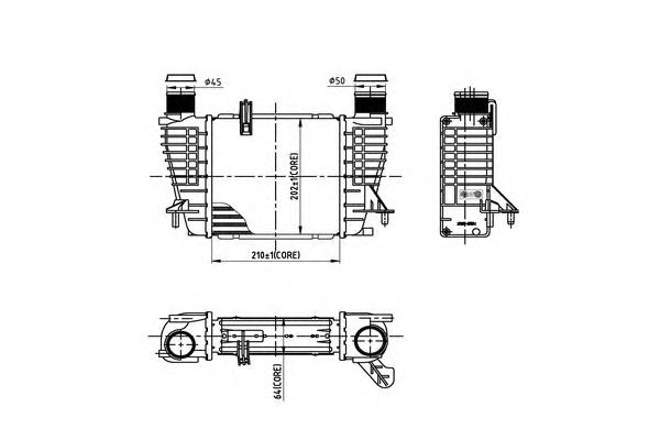 Intercooler, compresor