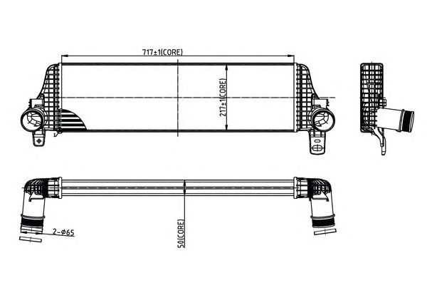 Intercooler, compresor