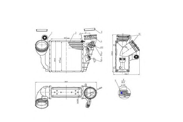 Intercooler, compresor