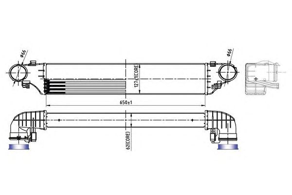 Intercooler, compresor