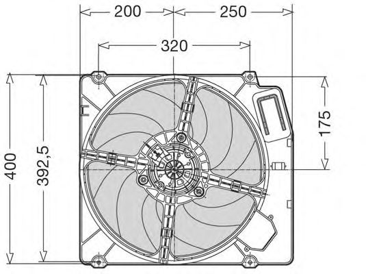 Ventilator, radiator