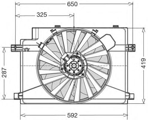 Ventilator, radiator