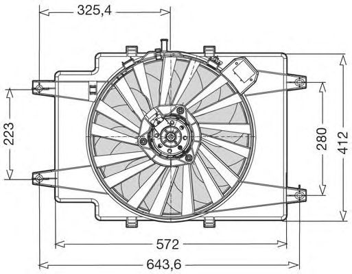 Ventilator, radiator