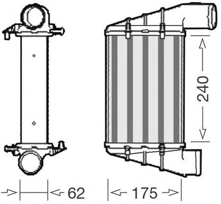 Intercooler, compresor