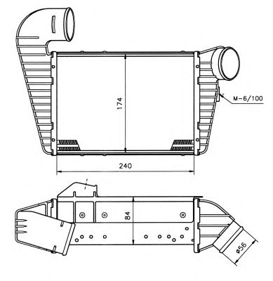 Intercooler, compresor