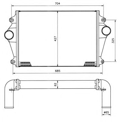 Intercooler, compresor