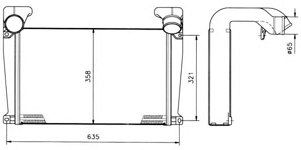 Intercooler, compresor