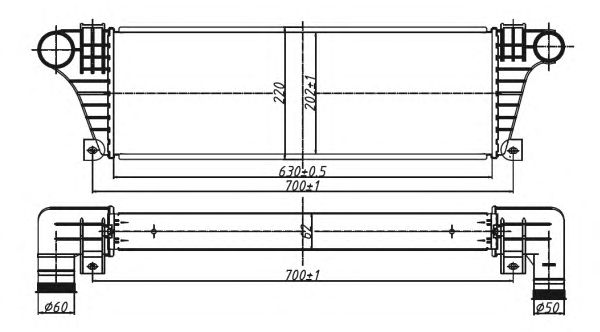 Intercooler, compresor IVECO DAILY 91-