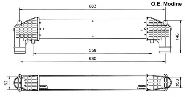 Intercooler, compresor VW 1,9TDI SHARAN/FORD GALAXY 95-