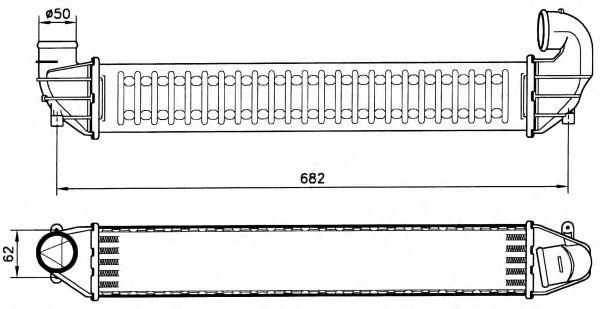 Intercooler, compresor