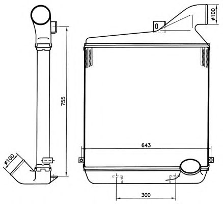 Intercooler, compresor