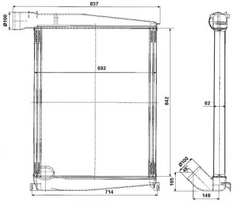 Intercooler, compresor