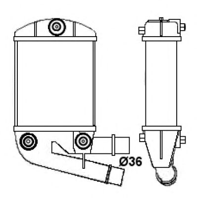 Intercooler, compresor