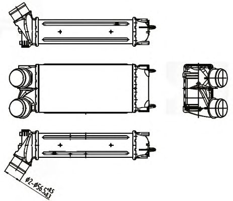 Intercooler, compresor