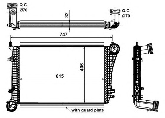 Intercooler, compresor