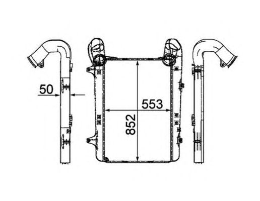 Intercooler, compresor