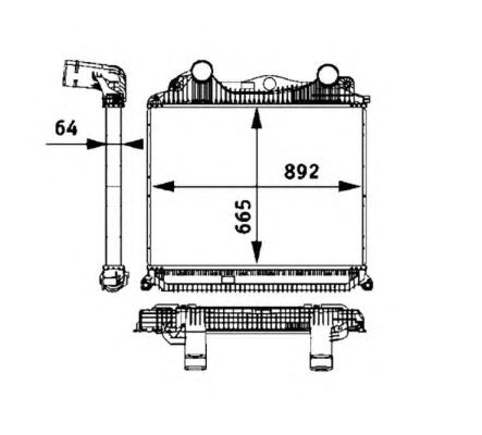 Intercooler, compresor