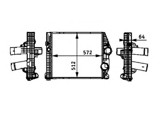 Intercooler, compresor