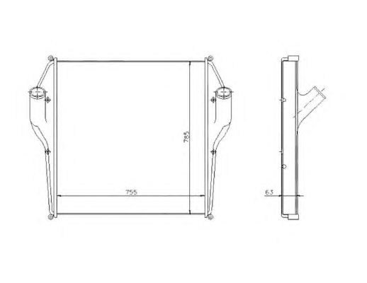 Intercooler, compresor