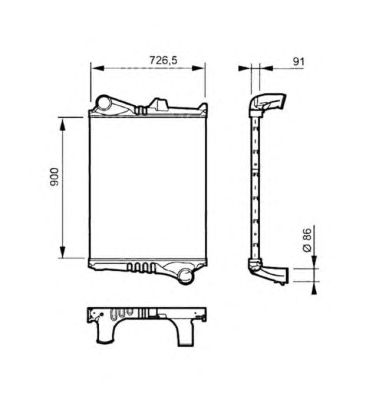 Intercooler, compresor