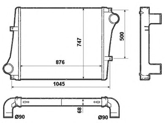 Intercooler, compresor