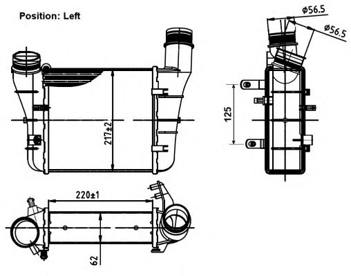 Intercooler, compresor