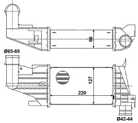 Intercooler, compresor