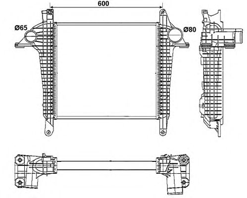 Intercooler, compresor