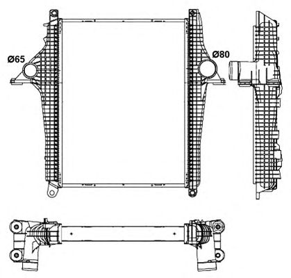 Intercooler, compresor