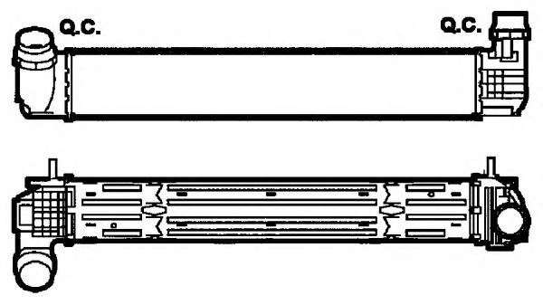 Intercooler, compresor