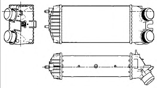 Intercooler, compresor