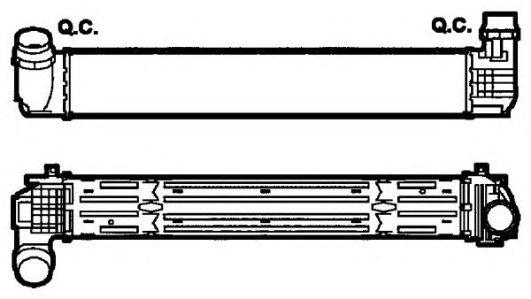 Intercooler, compresor