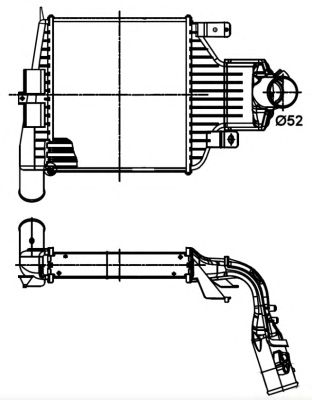 Intercooler, compresor