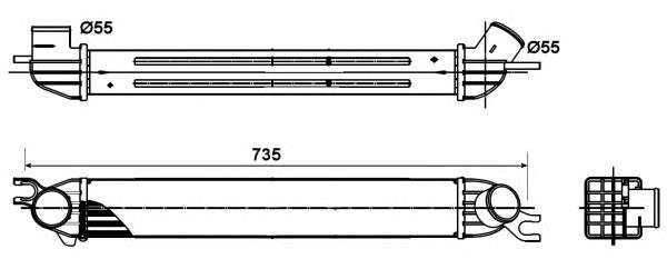 Intercooler, compresor