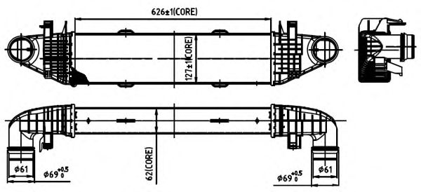 Intercooler, compresor