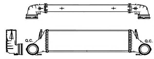 Intercooler, compresor