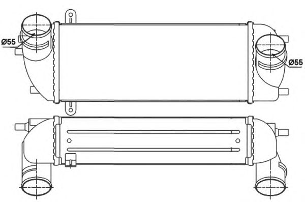 Intercooler, compresor HYUNDAI SANTA FE 2,0CRD 10-