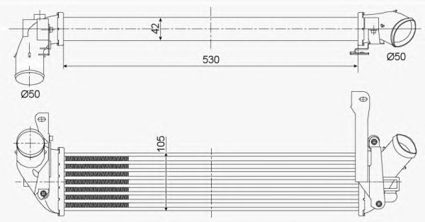 Intercooler, compresor