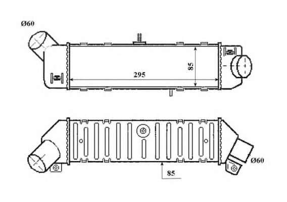 Intercooler, compresor